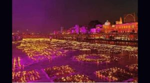 అయోధ్య లో 25 లక్షల మట్టి ప్రమిదలతో దీపాలు