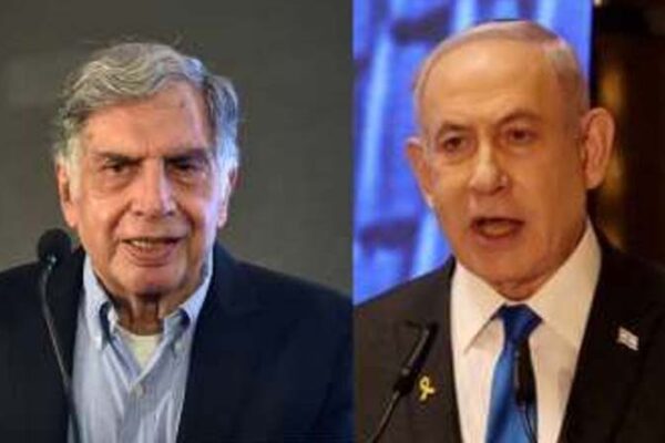 Israeli Prime Minister Netanyahu reacts to the death of Ratan Tata