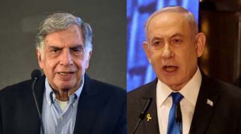 Israeli Prime Minister Netanyahu reacts to the death of Ratan Tata