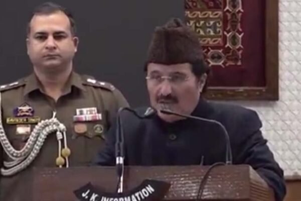 Mubarak Gul sworn in as Protem Speaker of Jammu and Kashmir Assembly