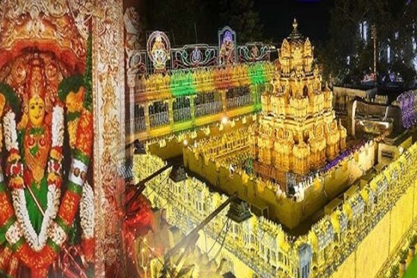 Sri Devi Sharan Navaratri celebrations started on Indrakiladri