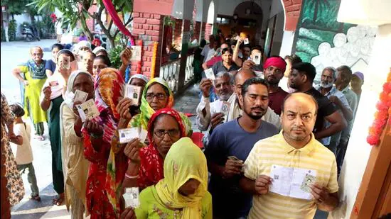 Haryana assembly election polling is ongoing