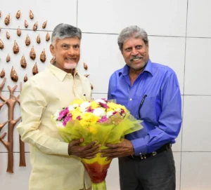 Chandrababu;ఇవాళ ఉండవల్లి వచ్చిన మాజీ క్రికెటర్ కపిల్ దేవ్ ను ఏపీ సీఎం చంద్రబాబు కలిశారు