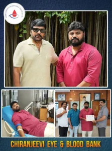 కర్ణాటక ఎమ్మెల్యే రక్తదానం… తన నివాసంలో అభినందించిన చిరంజీవి