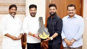 సీఎం రేవంత్ తో మ్యూజిక్ డైరెక్టర్ దేవి భేటీ