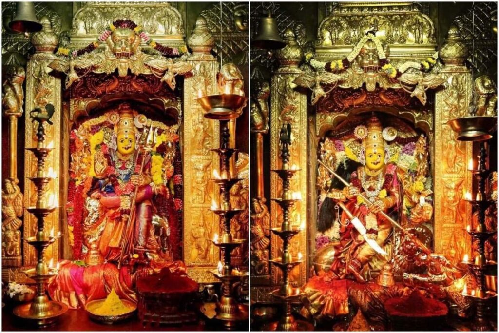 Dussehra: మహిషాసురమర్ధని అలంకారంలో భక్తులకు దర్శనమిచ్చిన దుర్గమ్మ