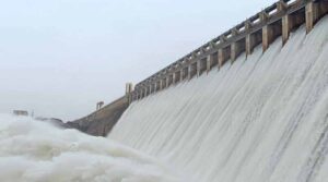 నాగార్జున సాగర్ ఆరు గేట్లు ఎత్తివేత