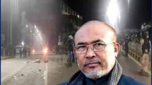 మణిపూర్ సీఎం బీరెన్ సింగ్ ఇంటిపై దాడి