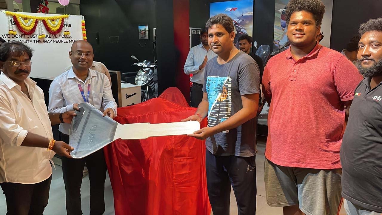 Innovia Motors delivered Aprilia RS457 on 25th in Vijayawada