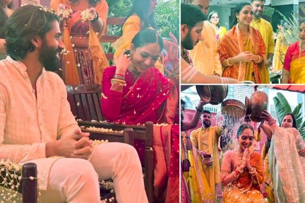 Naga Chaitanya Sobhita Dhulipala pre wedding begin with haldi 1