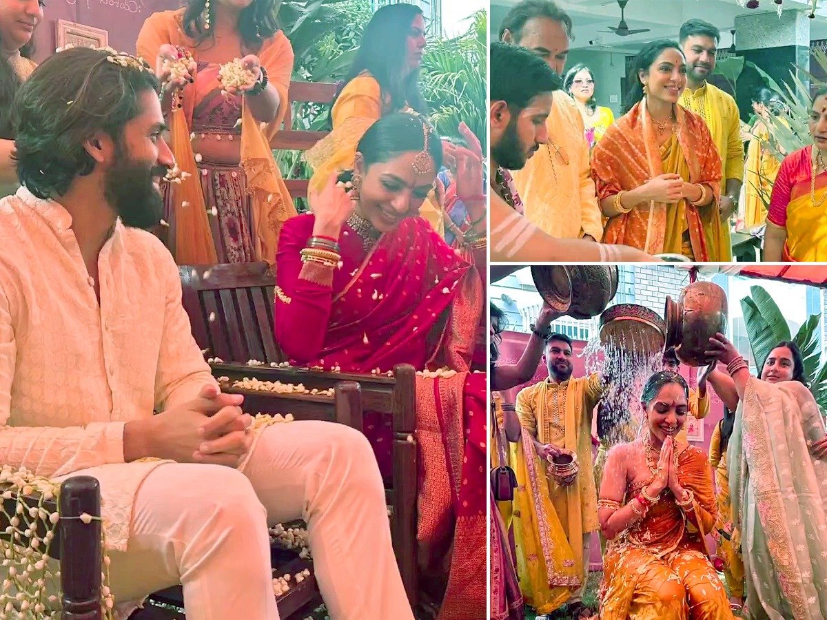 Naga Chaitanya Sobhita Dhulipala pre wedding begin with haldi 1