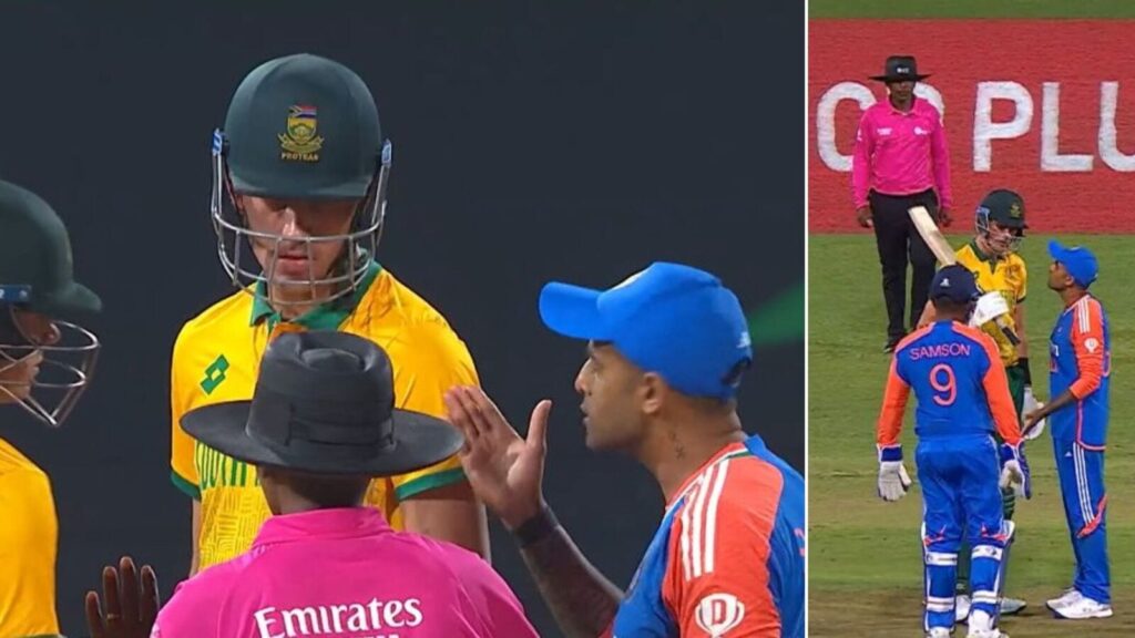 దక్షిణాఫ్రికా క్రికెటర్లతో భారత్ కెప్టెన్ గొడవ  పరుగెత్తుకొచ్చిన అంపైర్లు