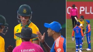 దక్షిణాఫ్రికా క్రికెటర్లతో భారత్ కెప్టెన్ గొడవ పరుగెత్తుకొచ్చిన అంపైర్లు