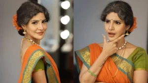 బామ్మ గెటప్‏లో బిగ్‏బాస్ హాట్ బ్యూటీ ఏంట్రా?