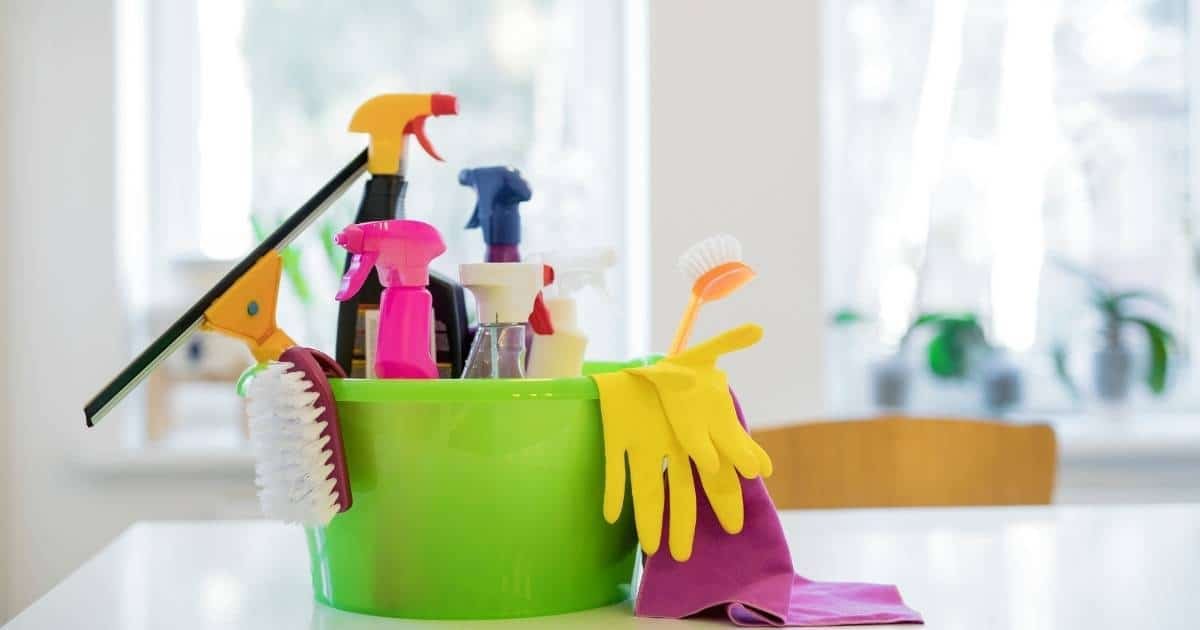 cleaning routine