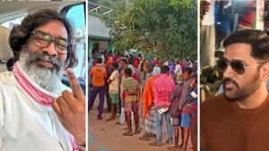 జార్ఖండ్ పోలింగ్ (ఫొటోలు)