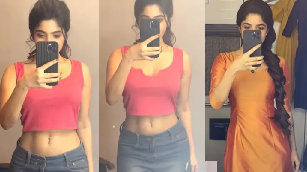 అద్దం ముందు అందాల సొగసరి ఎవరంటే