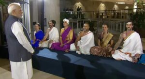 రియో డి జనీరియోలో ప్రధాని మోదీకి ఆధ్యాత్మిక స్వాగతం