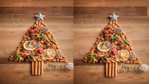 బాదంపప్పులతో క్రిస్మస్ వేడుకలు