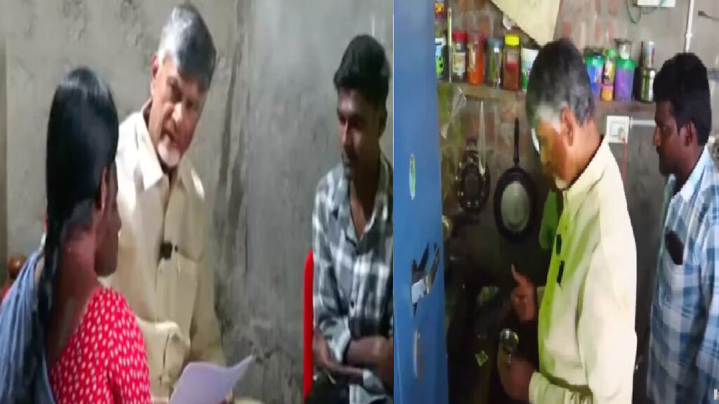 యలమందలో చంద్రబాబు పింఛన్ల పంపిణీ