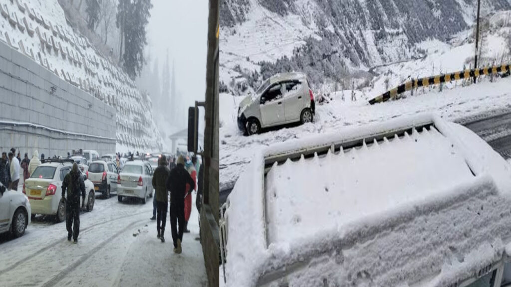 మనాలీలో భారీగా హిమపాతం..