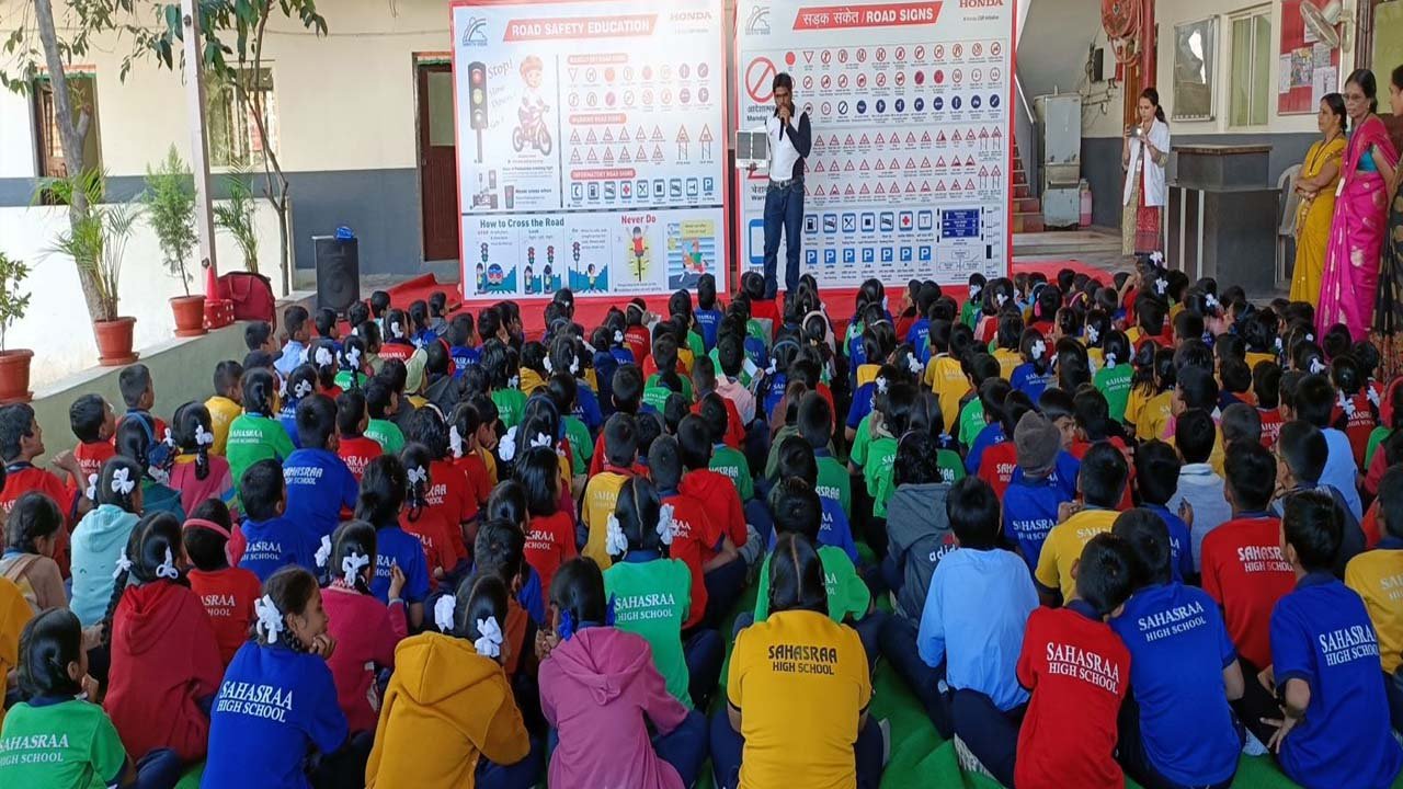 Honda Motorcycle and Scooter India awareness campaign on road safety