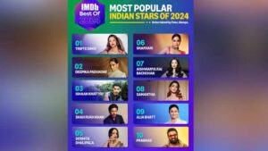 2024 మోస్ట్ పాపులర్ ఇండియన్ స్టార్స్ ను ప్రకటించిన ఐఎండీబీ