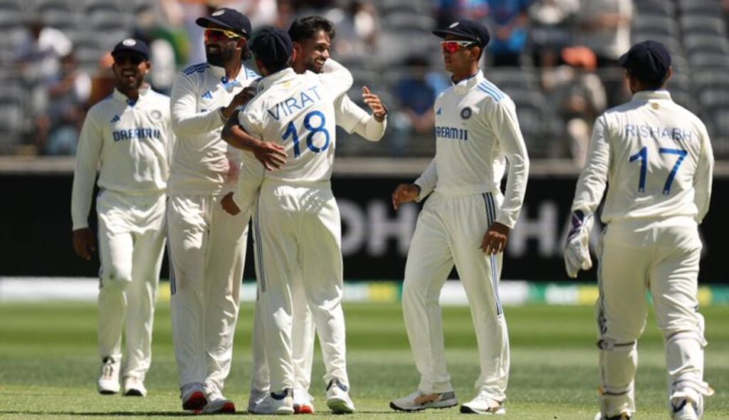 India won the first test against Australia