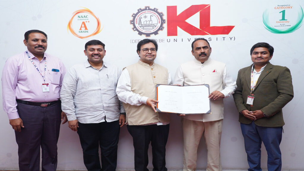 కెఎల్ డీమ్డ్ టు బి యూనివర్సిటీకి క్యాంపస్ అవార్డు