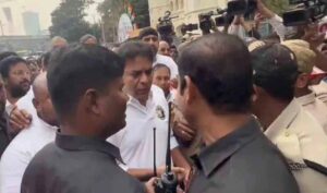 ‘అదానీ-రేవంత్ భాయ్ భాయ్’ టీషర్ట్ తో అసెంబ్లీకి బీఆర్ఎస్ నేతలు