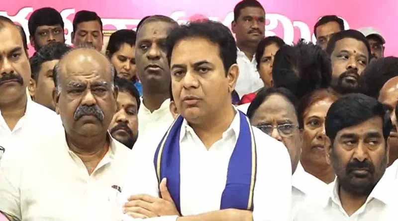 KTR direct question to Cong