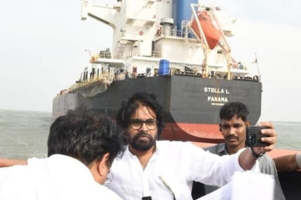 Officials seized the Stella ship at Kakinada port