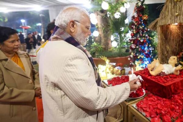 PM Modi at Christmas celebr