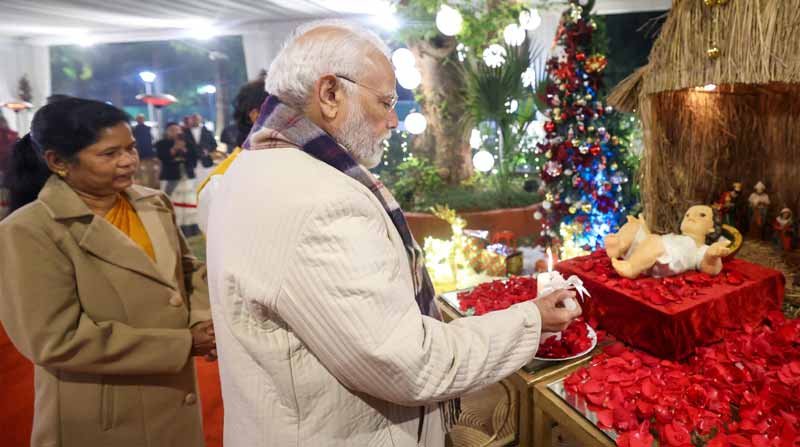 PM Modi at Christmas celebr