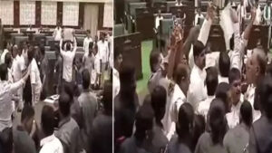 శాసన సభ నుంచి బీఆర్‌ఎస్‌ సభ్యుల వాకౌట్‌