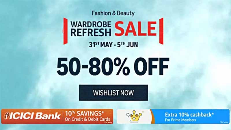 amazon 'Wardrobe Refresh Sale'