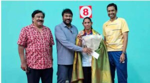 జీవాంజి దీప్తిని అభినందించిన చిరంజీవి