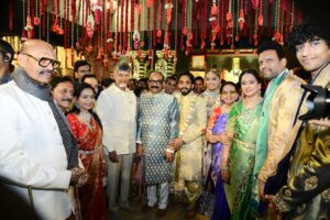 మంత్రి టీజీ భరత్ గారి కుమార్తె వివాహానికి నారా చంద్రబాబు నాయుడు హాజరయ్యారు