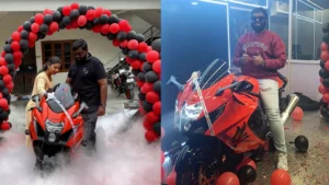 భార్య చేతుల మీదుగా కొత్త బైక్ స్టార్ట్ చేయించిన హర్ష.. ఎన్ని లక్షలో తెలుసా?