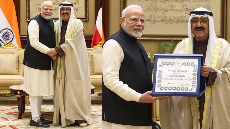 ప్ర‌ధాని మోడీకి కుబైట్ అత్యున్న‌త పుర‌స్కారం (ఫొటోలు)