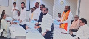 రాజ్యసభకు కుటమి అభ్యర్దుల నామినేషన్