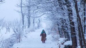 జమ్ము కశ్మీర్‌లో భారీగా మంచు వర్షం