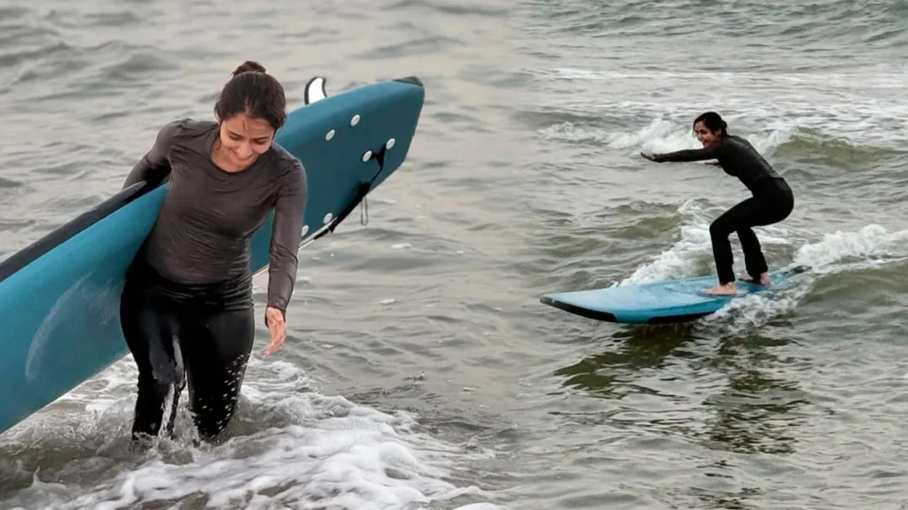 సముద్రంపై సాహసాలు చేస్తోన్న టాలీవుడ్ హీరోయిన్..