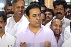 BRS Working President KTR Press Meet