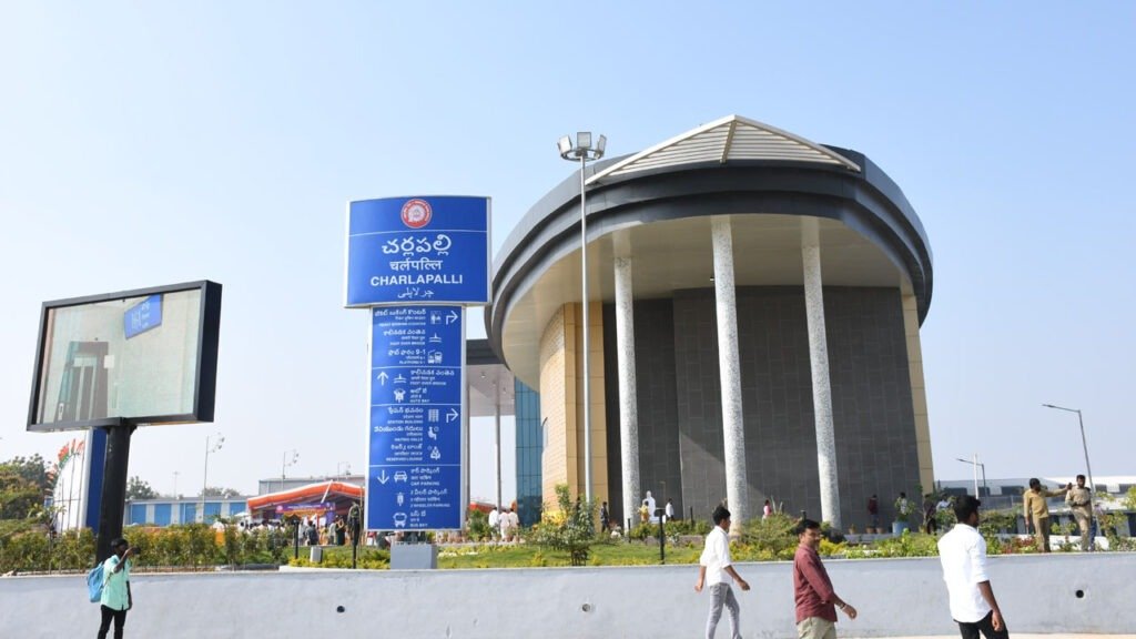 Charlapalli railway terminal was inaugurated by the Prime Minister