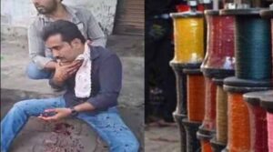 మాంజా దారం తగిలి తెగిన గొంతు..పరిస్థితి విషమం