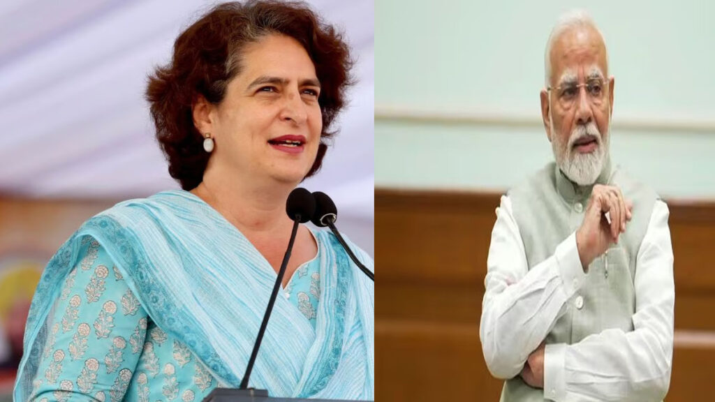 రూపాయి పతనం పై మోడీని ప్రశ్నించిన ప్రియాంక