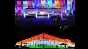 విద్యుత్ వెలుగుల్లో ఏపీ సచివాలయం