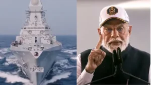 యుద్ధనౌకలను జాతికి అంకితం చేసిన మోడీ