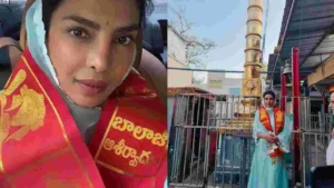 నటి ప్రియాంకా చోప్రా చిలుకూరు బాలాజీ ఆలయాన్ని సందర్శించారు